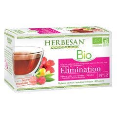 Infuso di ibisco Emilination Organic 20 bustine Aroma Lampone Limone Herbesan