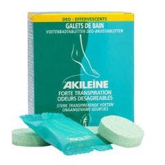 Ciottoli da bagno deodoranti effervescenti 7x12g Akileine Asepta
