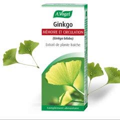 Extrait de plante fraîche Ginkgo 50ml A.Vogel France
