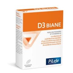 D3 Biane Vitamina D 30 capsules Pileje