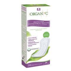 Protèges-slip pour fuites urinaires x24 Incontinence légère Organyc