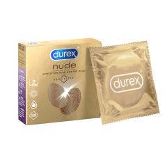 Preservativi Nude Senza lattice Sensazione “pelle su pelle” 2pz Durex