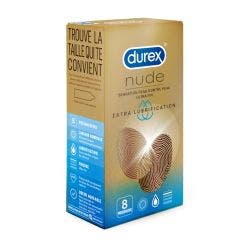Preservativi Nude Extra lubrificati 8pz Durex