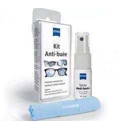Kit Anti-buée Tissu microfibre + Spray 15ml Zeiss