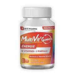 Multivit' Gummies Energie 60 gommes MultiVit'4G Forté Pharma