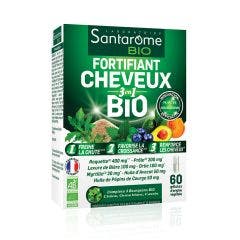 Fortifiant Cheveux 3en1 Bio 60 gélules Santarome