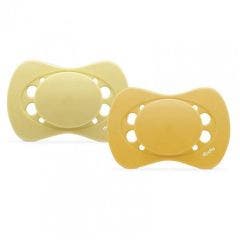 Sucettes Anatomiques Eco-conçues Jaune x2 0 à 6 mois Dodie