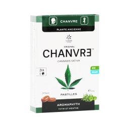 Aromaphyt bio 24 pastilles aux huiles essentielles de thym et menthe à l'extrait Chanvre Lemon Pharma