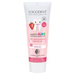 Dentifrice gel Happy Kids fraise bio sans fluor 50ml Logona