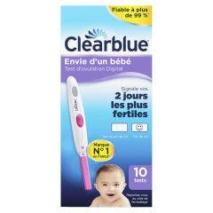 Test Di Ovulazione Digitale 10 stick per test Clear Blue