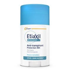 Anti-transpirant 48h Stick Aisselles Anti-traces Blanches Et Jaunes 40ml Déodorant Etiaxil