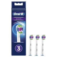 Spazzola con CleanMaximiser x3 3D White Oral-B