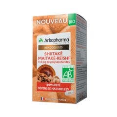 Shiitake Maitake Reishi biologico x40 capsule Arkogélules Arkopharma
