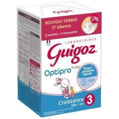 Optipro 3 2 sachets de 600g + 1 mesurette Croissance dès 1an Guigoz