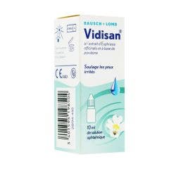 Solution Ophtalmique Vidisan 10ml Vidisan Bausch&Lomb