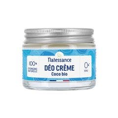 Deodorante biologico in crema di cocco 50g Natessance