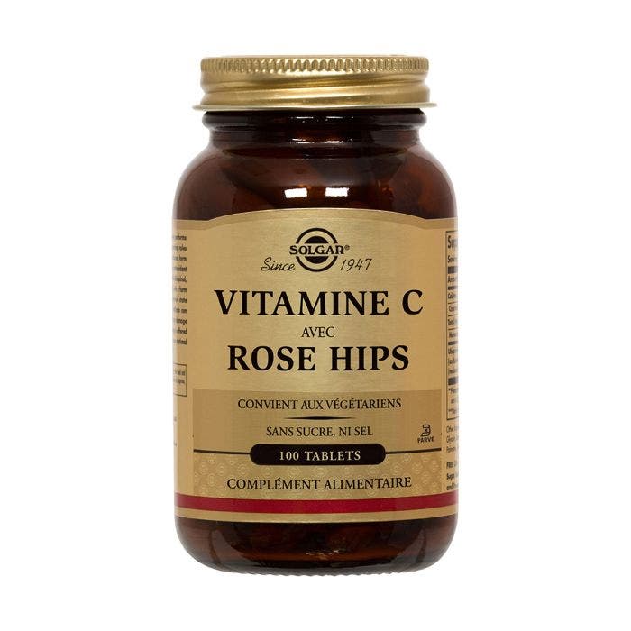 Vitamina C e Rosa canina 500mg- Solgar - Easypara