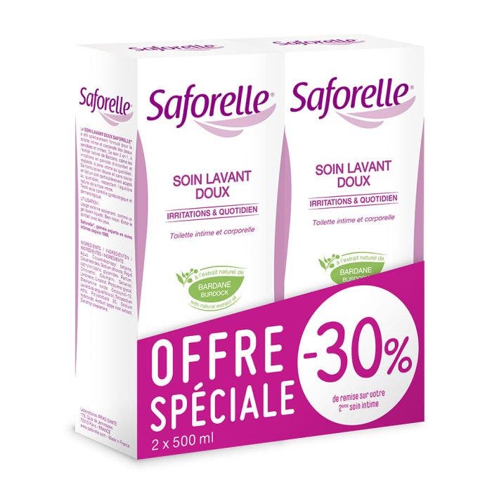 Detergente Intimo Delicato 2x500ml Saforelle