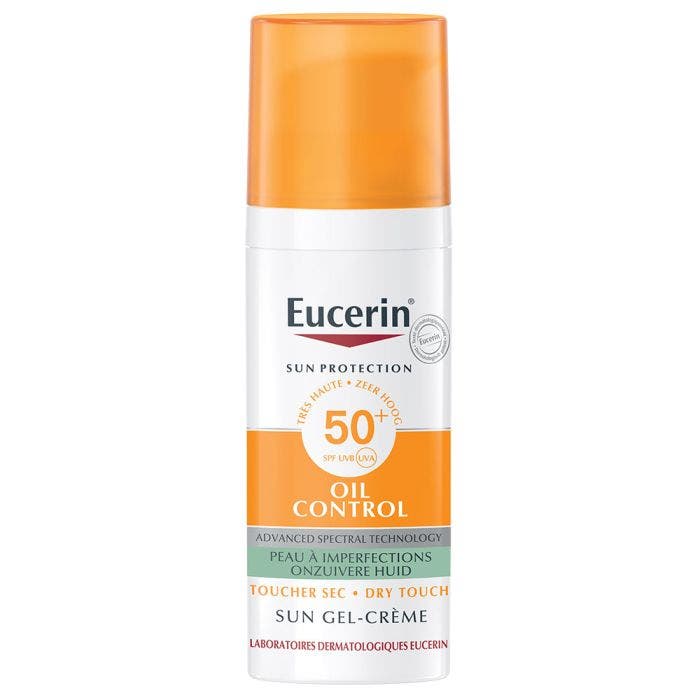 Sun Protection Oil Control Protezione Viso Tocco Secco Spf50+ 50ml Sun Protection Eucerin