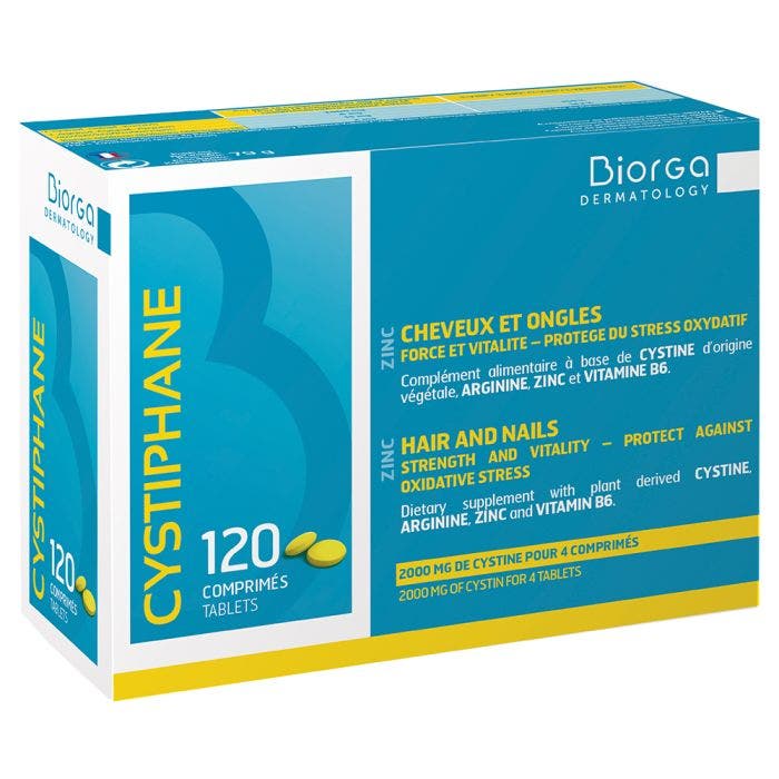 Capelli e Unghie 120 Compresse 120 Comprimes Cystiphane Biorga